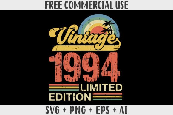 Download Retro Vintage 1994 Limited Edition - 1994 Collection